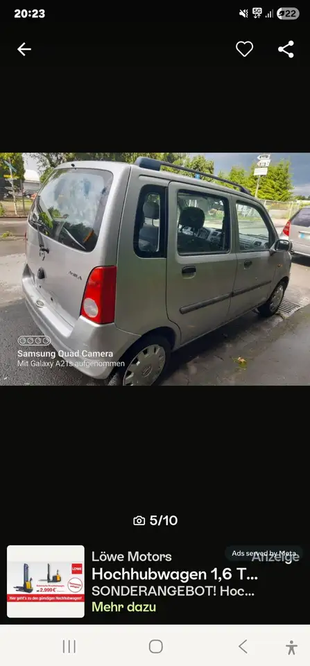 Opel Agila 1.0 l tüv bis September 2028, foto 2
