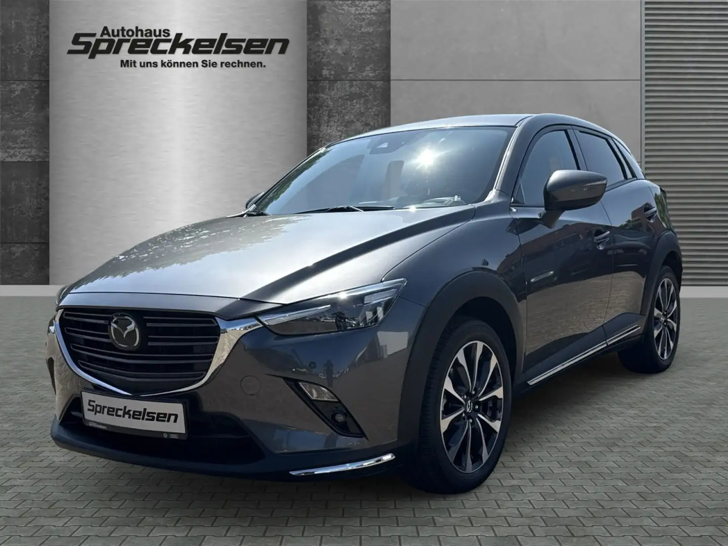 Mazda CX-3 2.0 Sports-Line++Aut.++Matrix LED++Navii++ Klima Grigio - 1