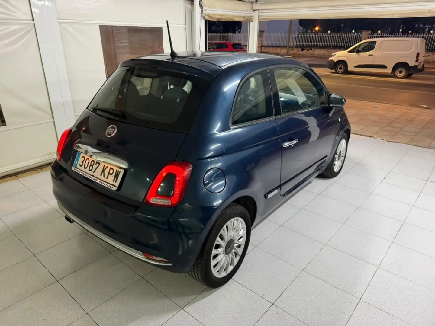 Fiat 500 1.2 Lounge Azul - 2