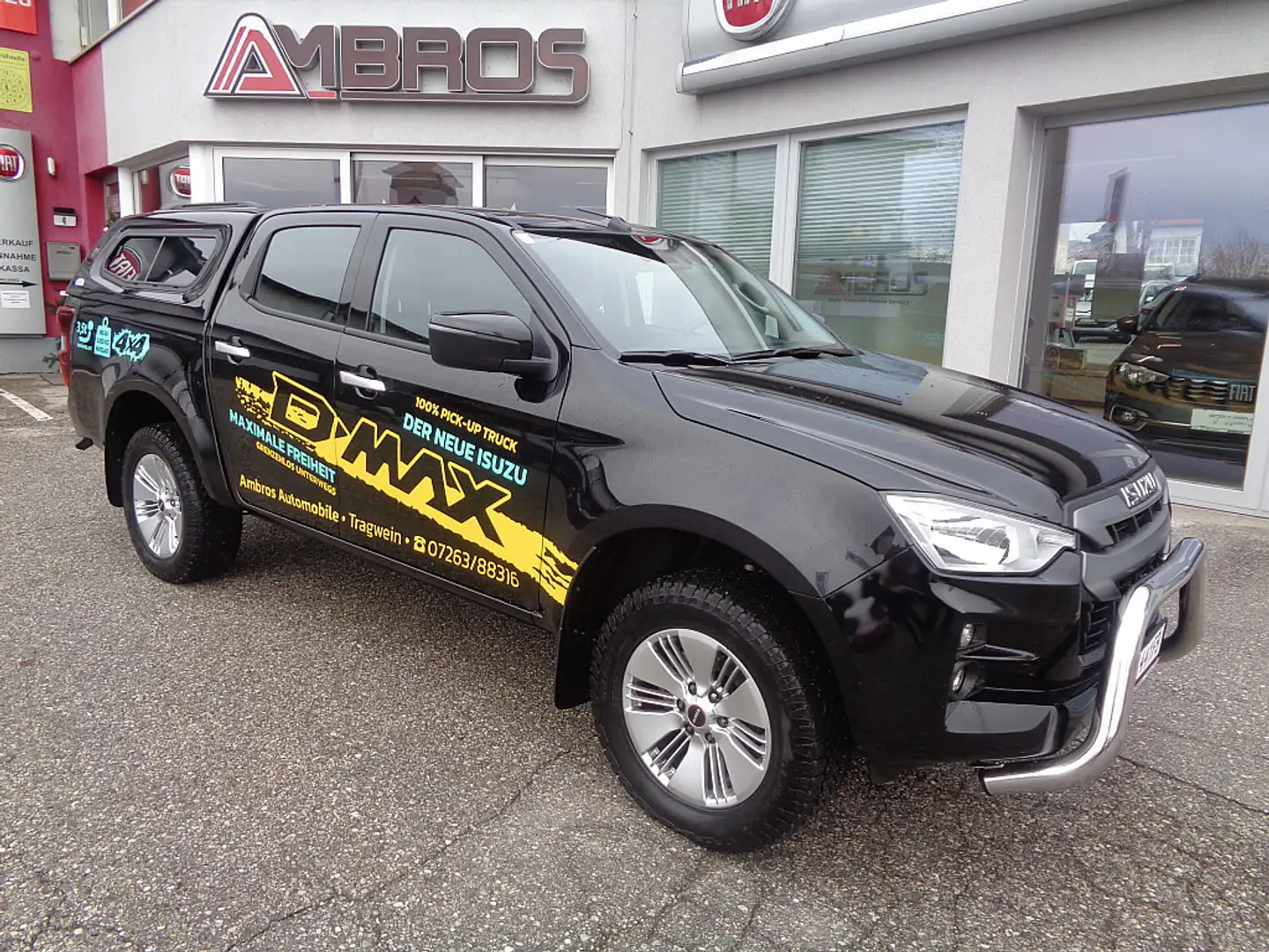 Isuzu D-Max D-Max Double Cab 4x4 LS AT +HARDTOP+AHK+FRONTBÜGEL Noir - 2