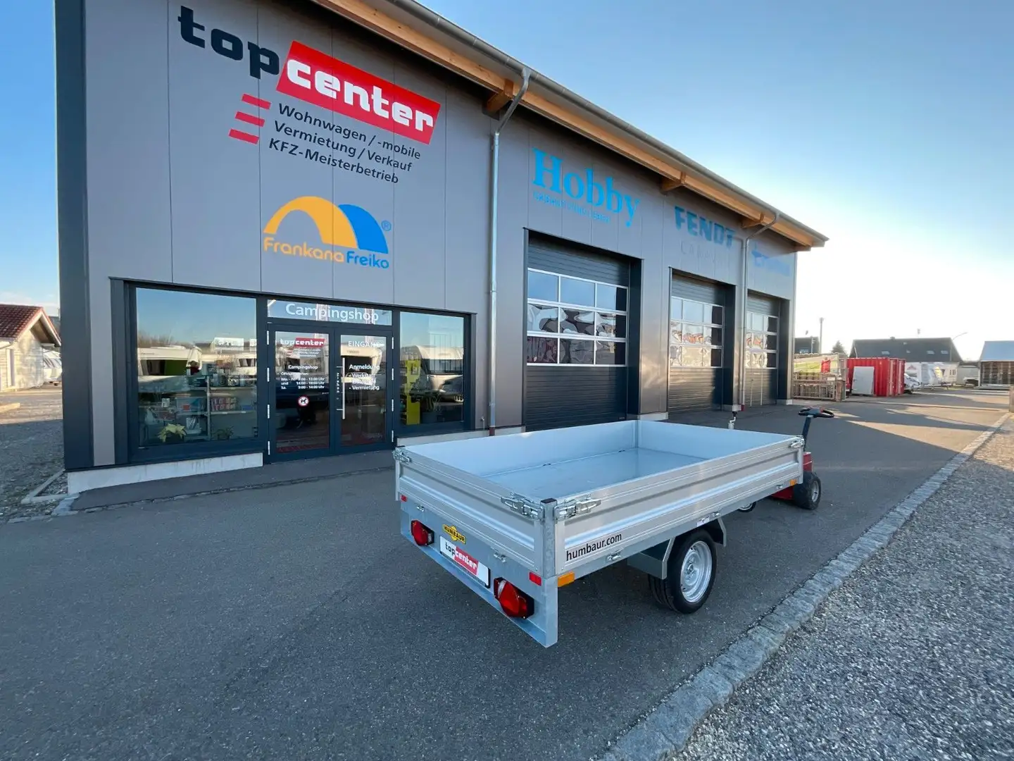 Humbaur HUK 182715/ Einachs-Rückwärtskipper - 1