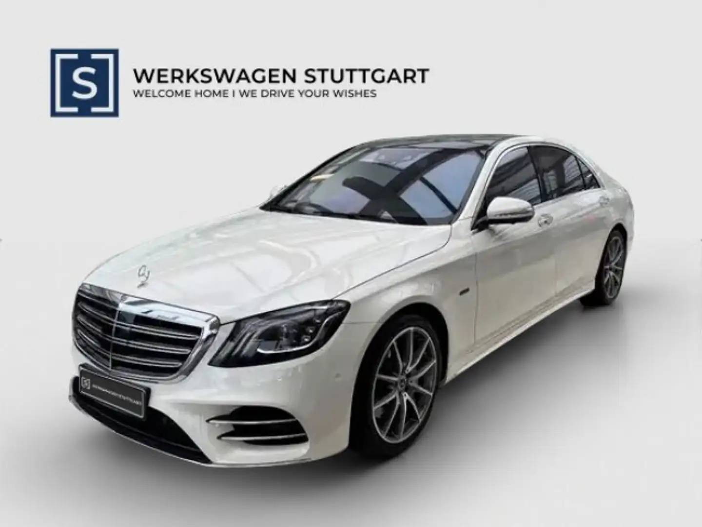 Mercedes-Benz S 560 S 560 e lang AMG Line COMAND APS Pano.-Dach/Klima Weiß - 1
