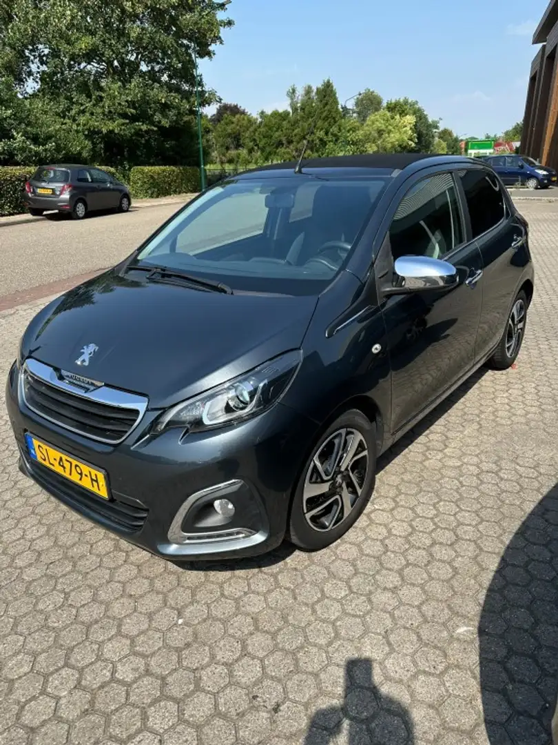 Peugeot 108 Allure, Airco, 5 Drs, TOPDAK, Cabrio,NAP, 15 Inch, Grijs - 1