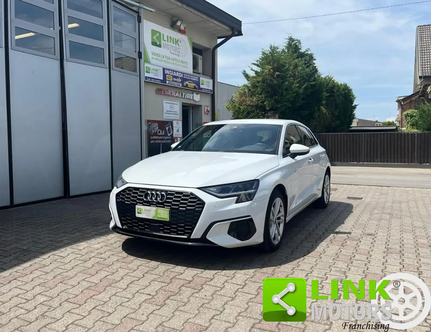 Audi A3 Prontaconsegna,S-Line,Garanzia2027,Neopatentati Blanc - 1