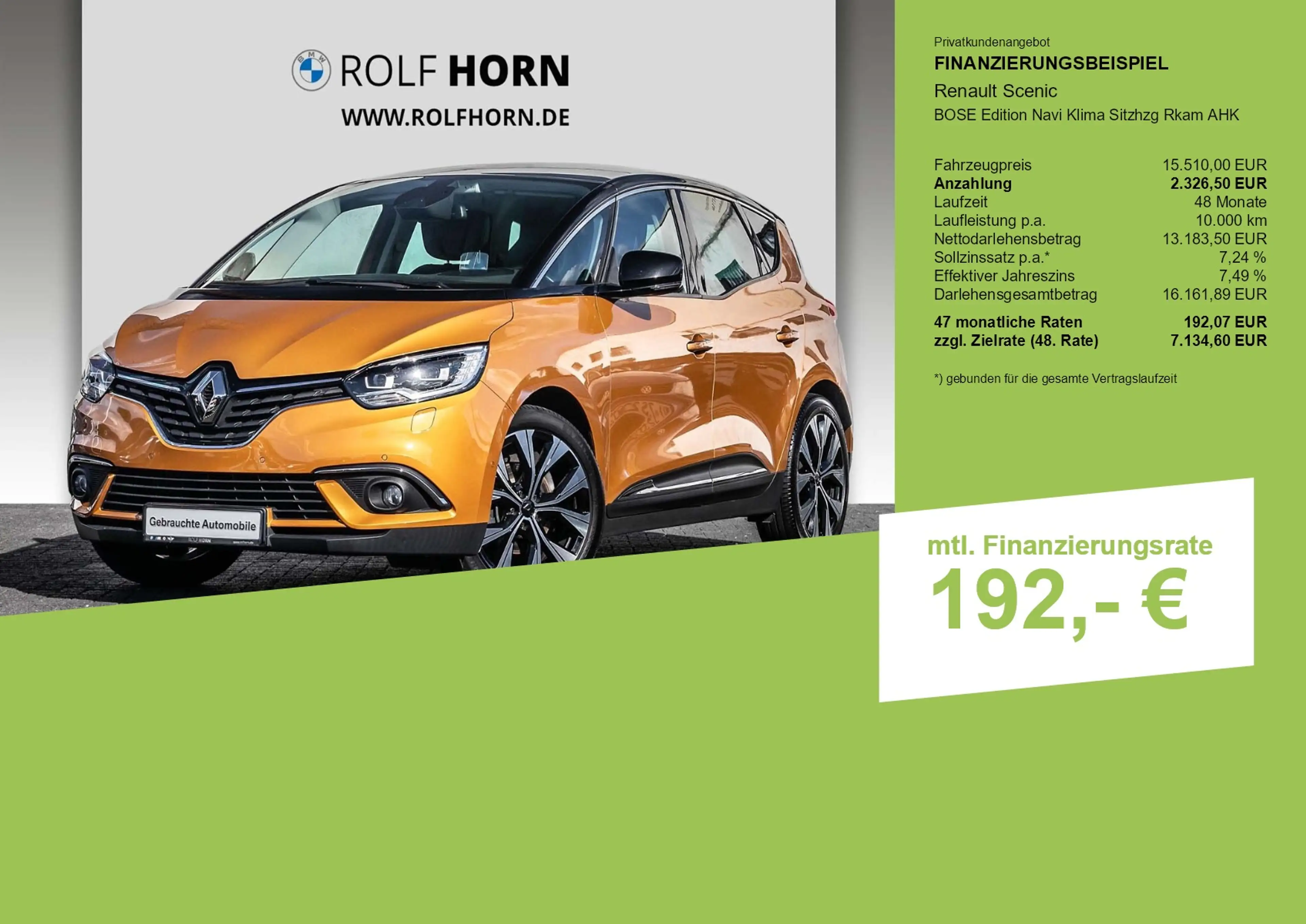 Renault Scenic BOSE Edition Navi Klima Sitzhzg Rkam AHK — photo 3