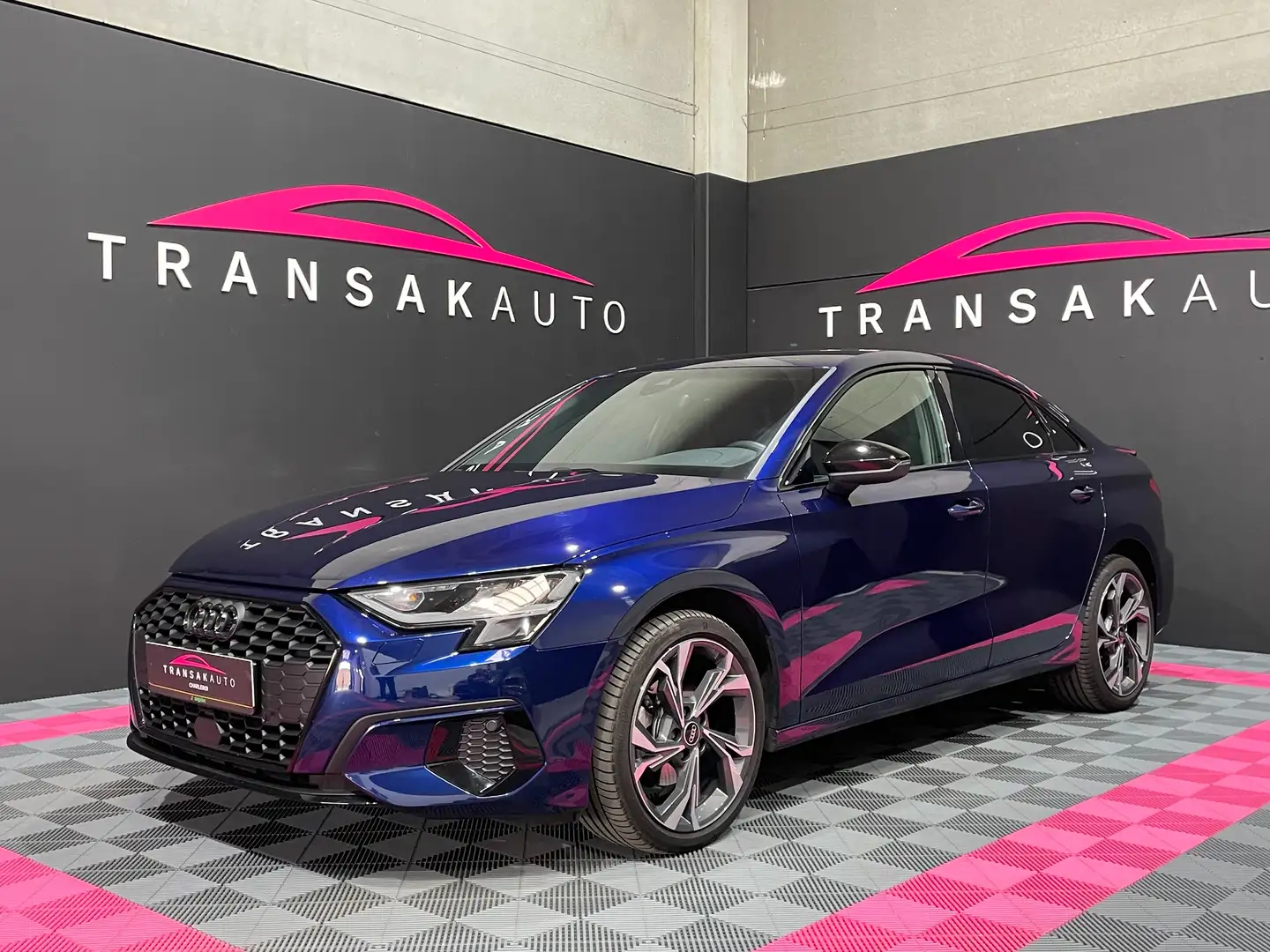 Audi A3 30 TDi Sport Edition S tronic Bleu - 1