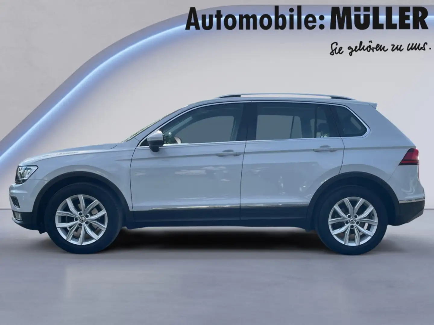 Volkswagen Tiguan 1.4 TSI BMT Highline 4Motion*LED*Sitzheizung* Weiß - 2