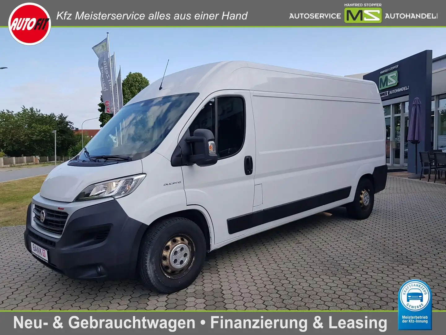 Fiat Ducato Kastenwagen 35 Maxi 180 L4H2+AHK+NAVI+LUFTF Blanc - 1