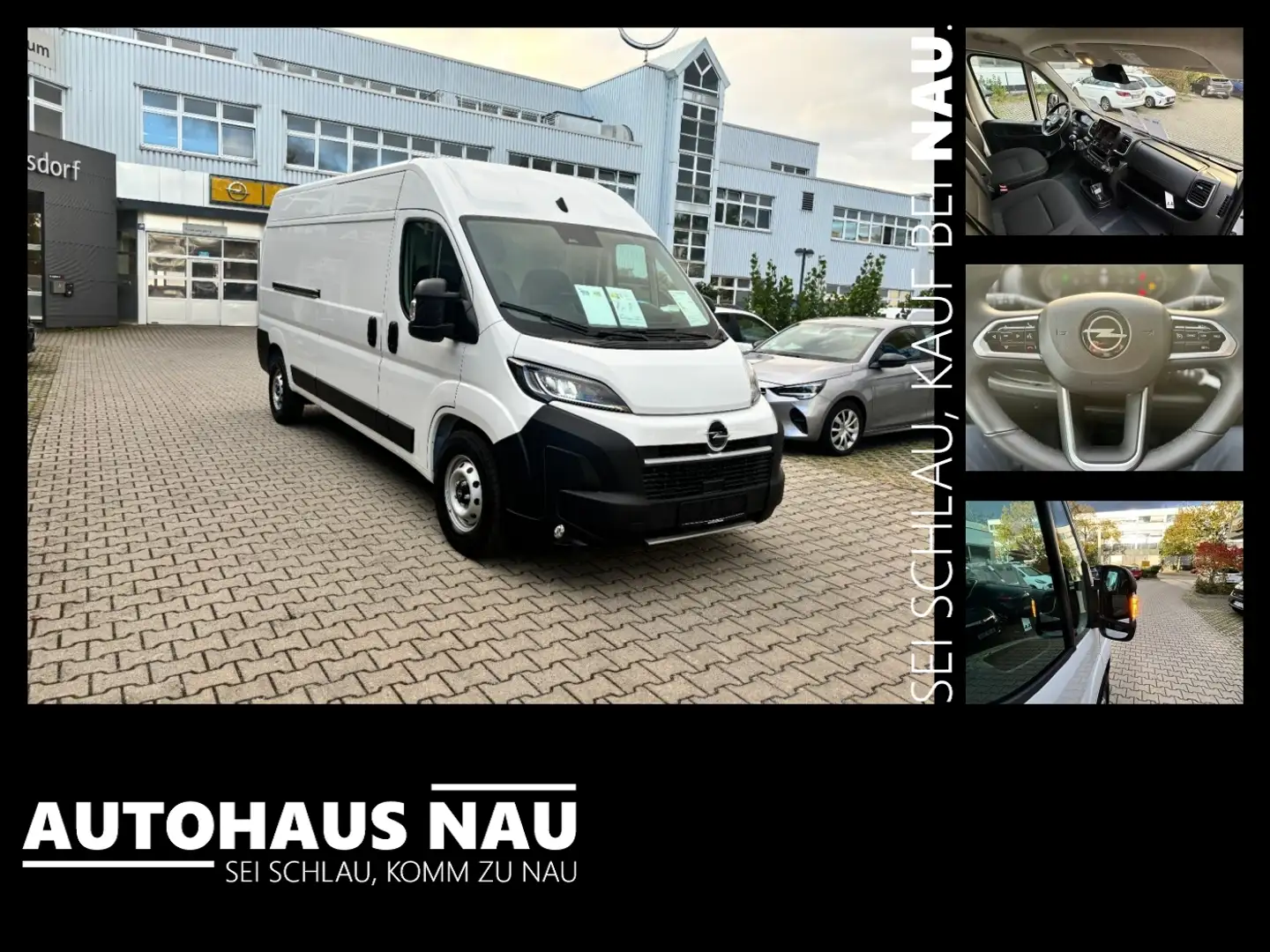 Opel Movano Kasten 2.2 L3H2 3.5t Automatik für 29.990€ Weiß - 1