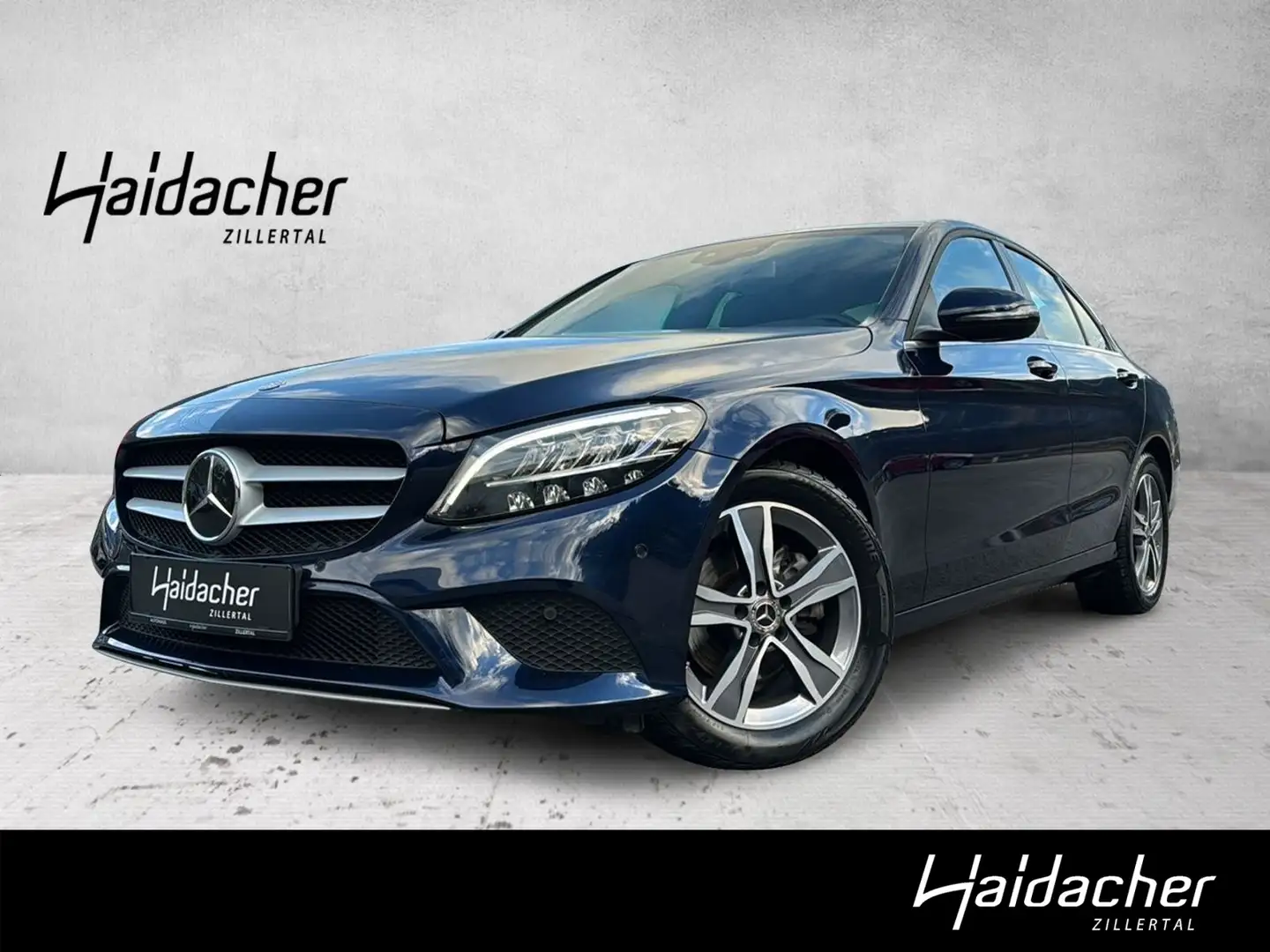 Mercedes-Benz C 220 d FAP Distr RKam PTS Shz LED CarPlay Klima Bleu - 1