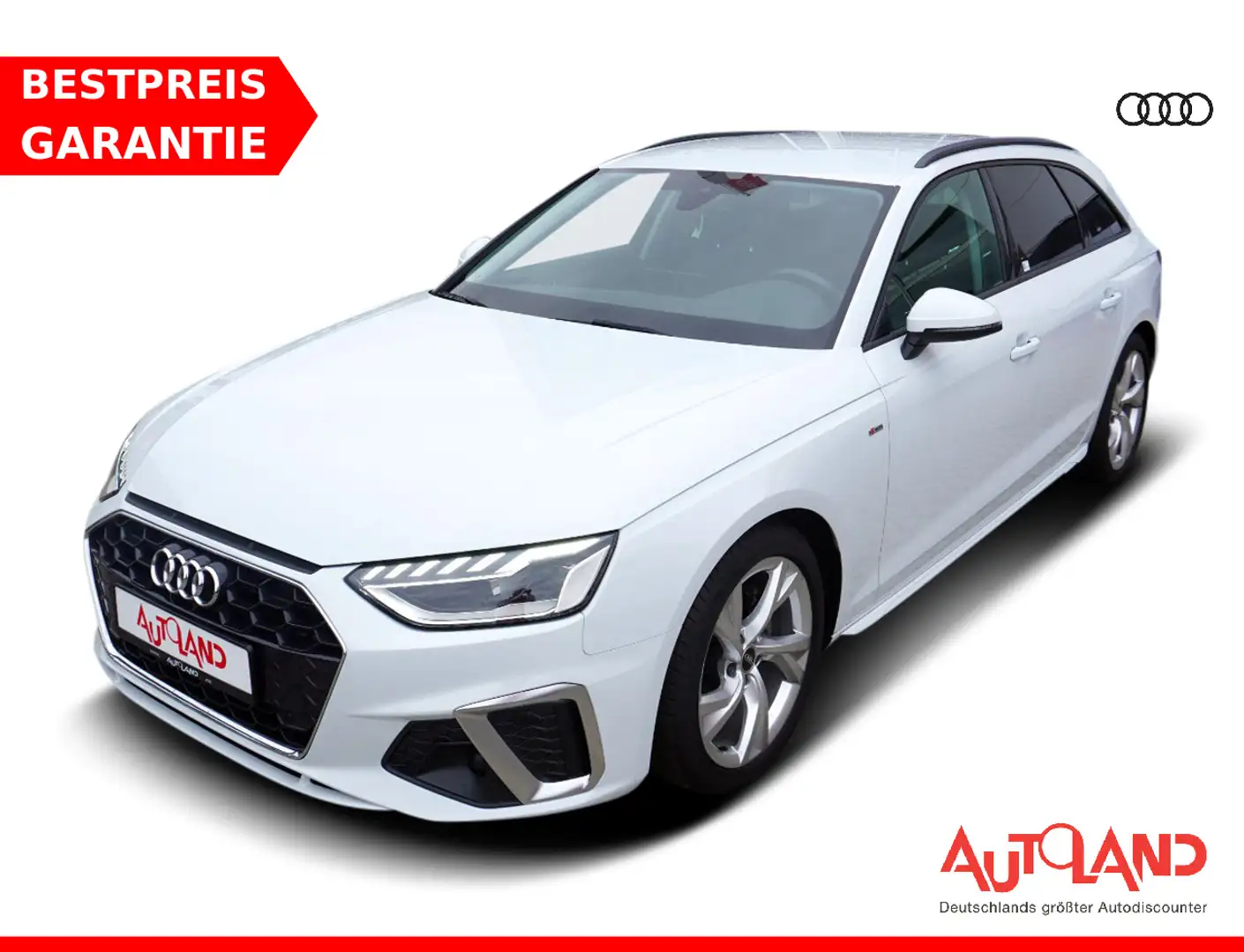 Audi A4 Avant 35 TFSI S line S-Tronic LED Navi Kamera Weiß - 1