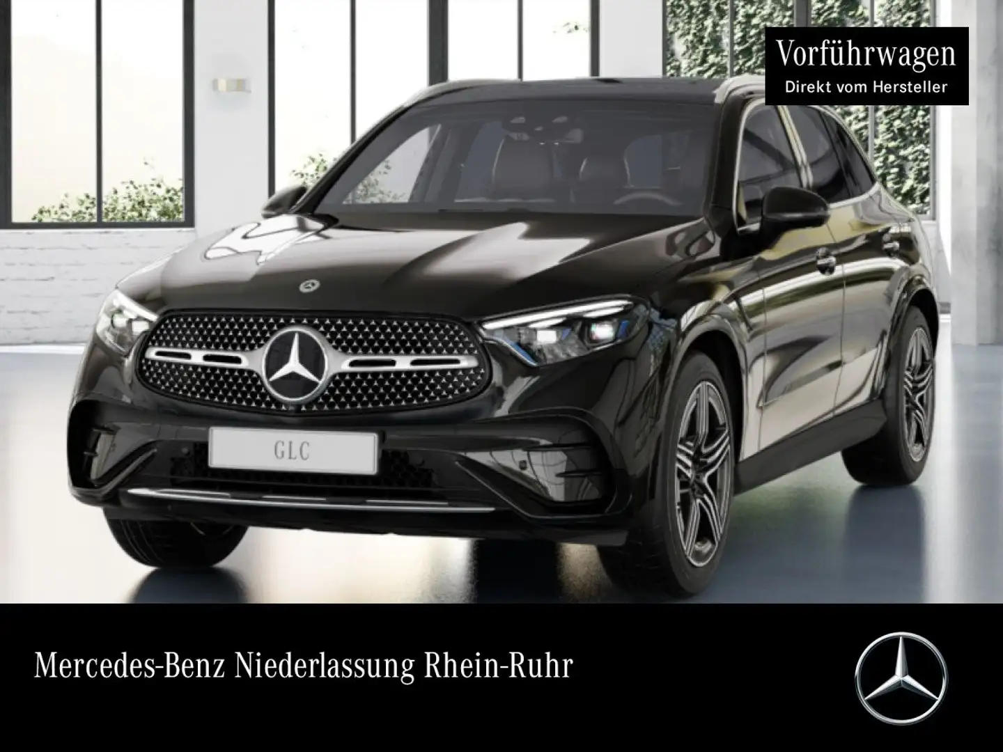 Mercedes-Benz GLC 300 d 4M AMG+PANO+AHK+BURMESTER+KEYLESS+9G Schwarz - 1