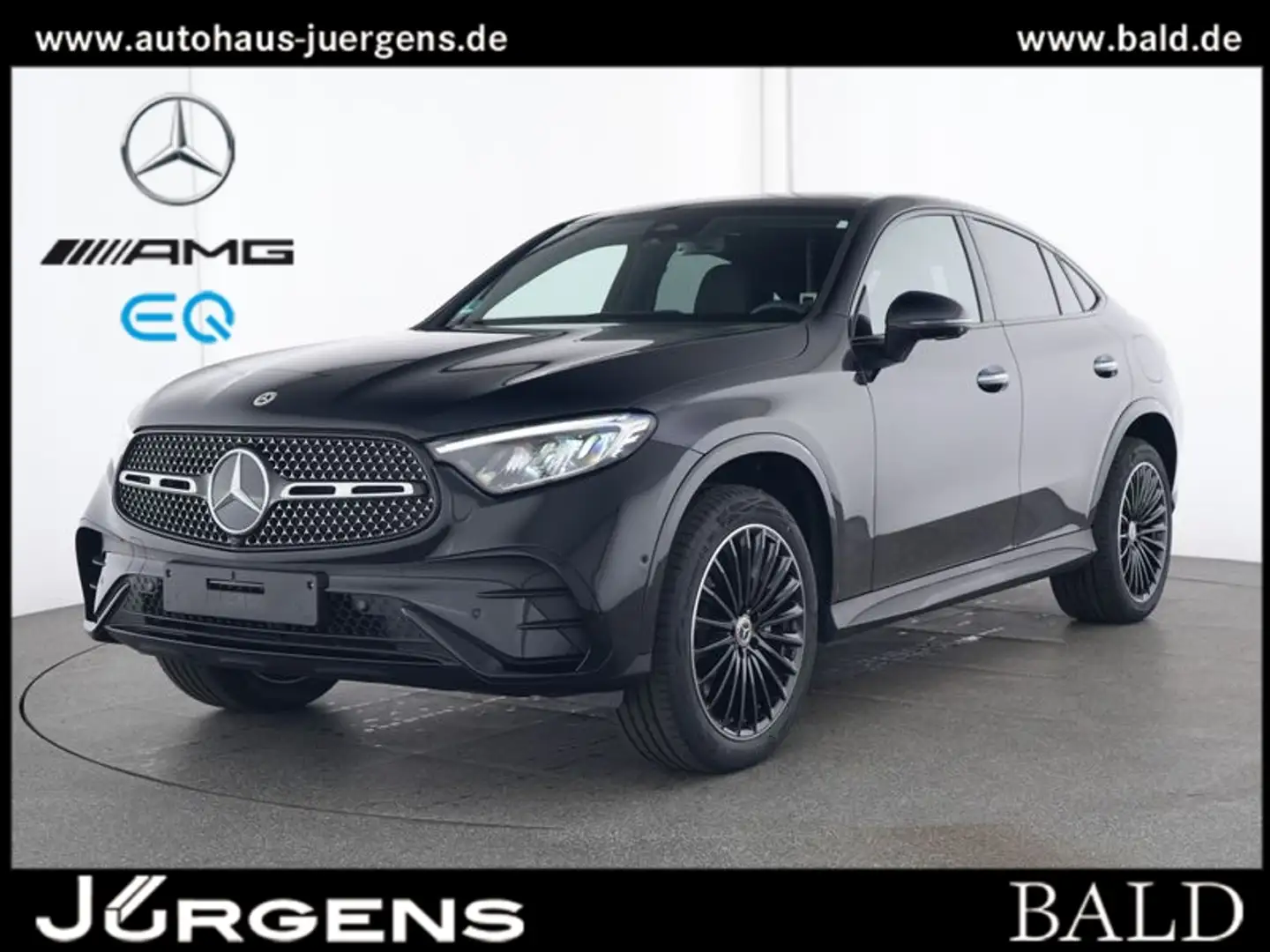 Mercedes-Benz GLC 300 e 4M Coupé AMG-Sport/Pano/Night/Distr/20 Schwarz - 2