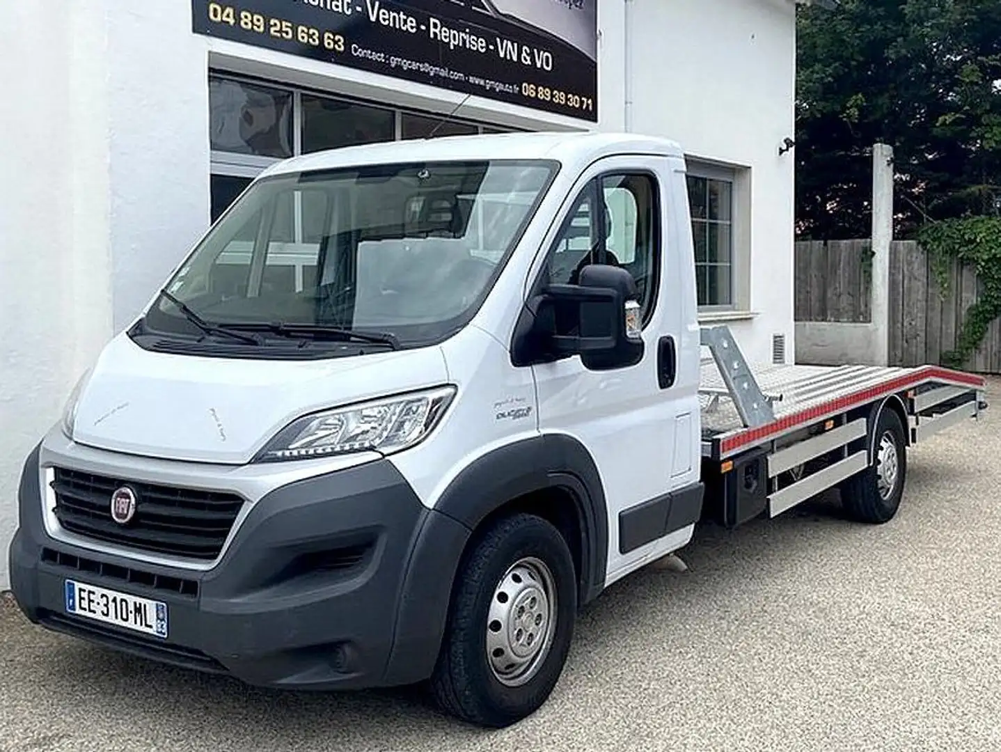 Fiat Ducato 2.3 multijet  130cv Porte-voiture Blanc - 1