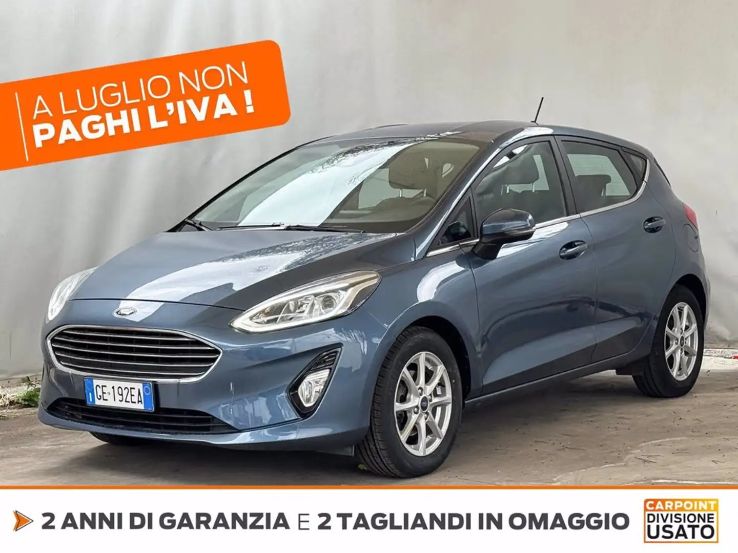 Ford Fiesta 5p 1.0 ecoboost hybrid titanium s&s 125cv my20.75 Blu/Azzurro - 1