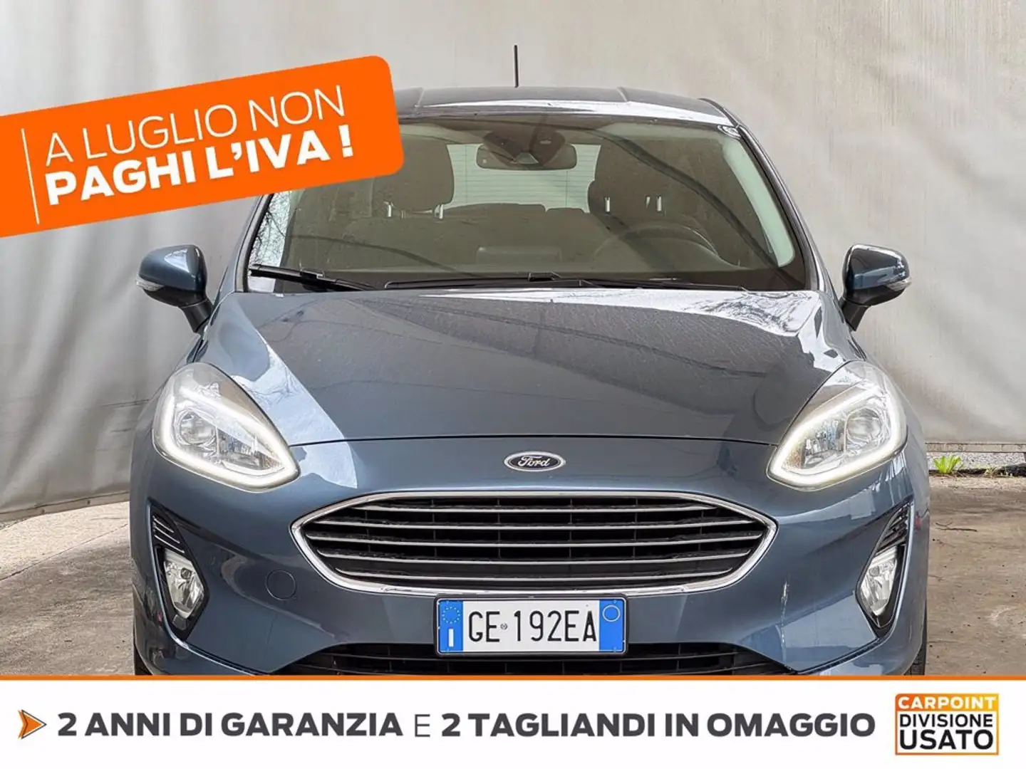 Ford Fiesta 5p 1.0 ecoboost hybrid titanium s&s 125cv my20.75 Blu/Azzurro - 2