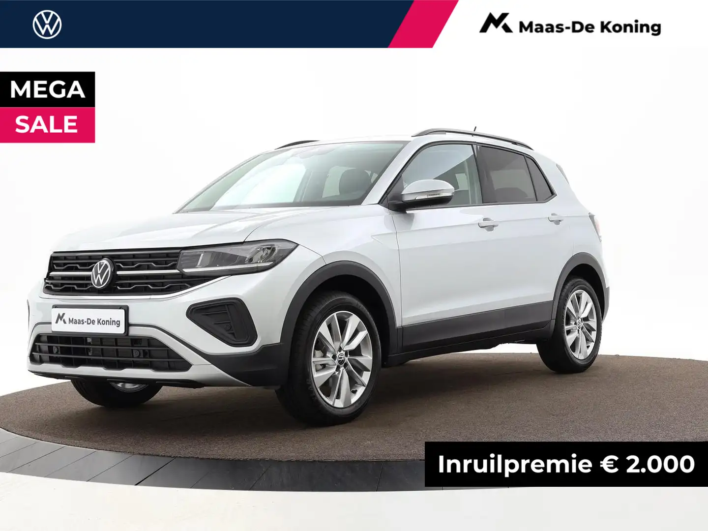 Volkswagen T-Cross Life Edition 1.0 TSI 95 pk 5 versn. Hand · Achteru Plateado - 1