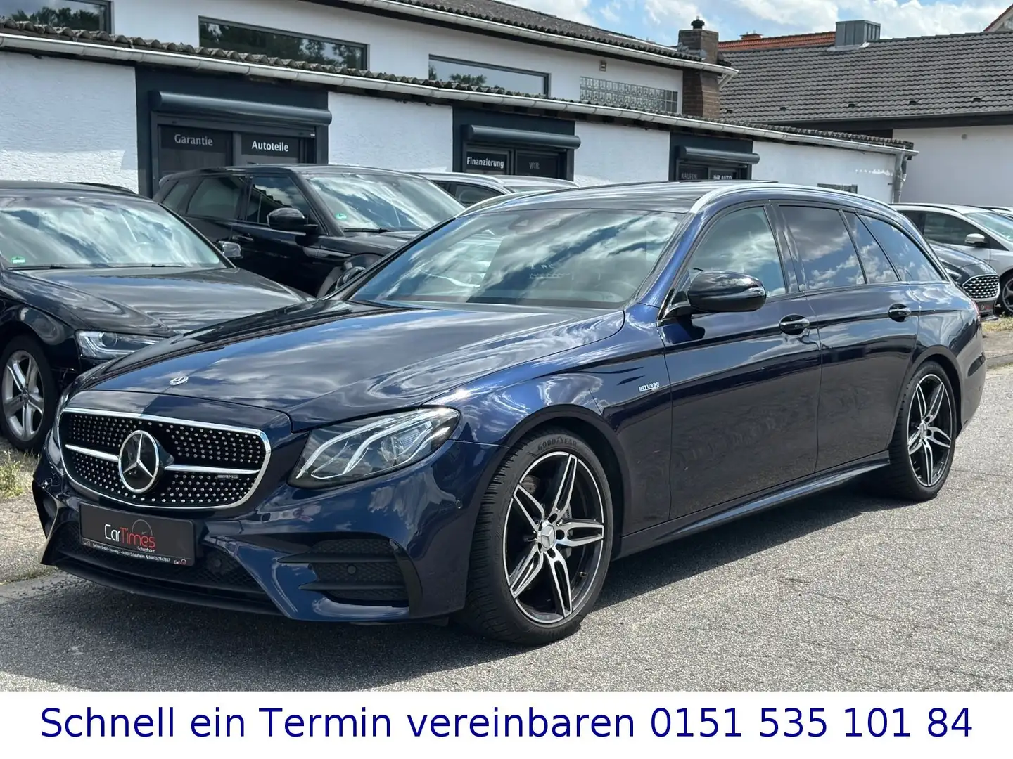 Mercedes-Benz E 43 AMG 4Matic*PANO*HEAD-UP*Virtual-Cockpit Blauw - 1
