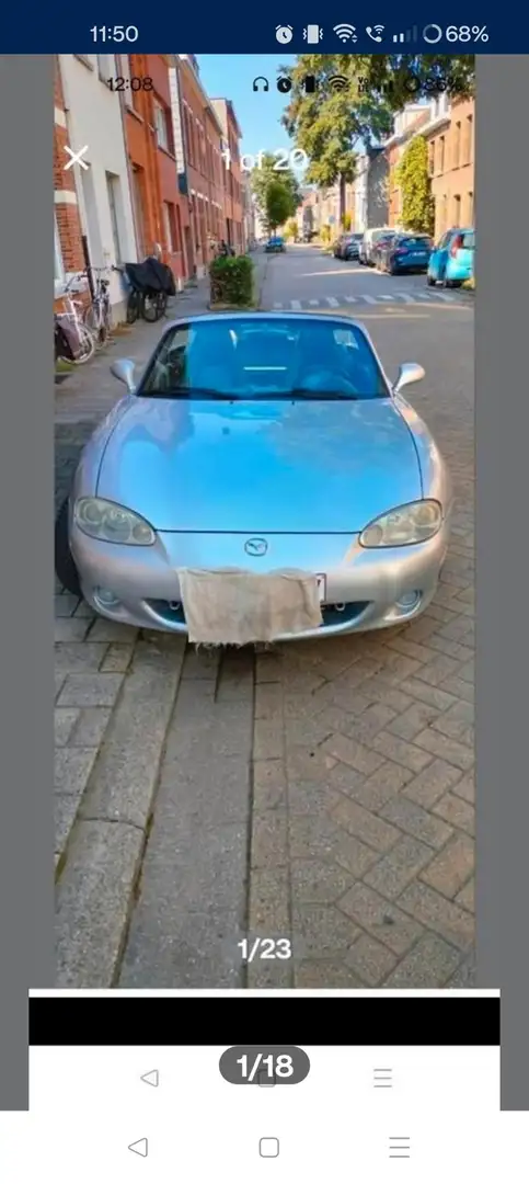 Mazda MX-5 1.8cc MX-5 nb Gris - 1