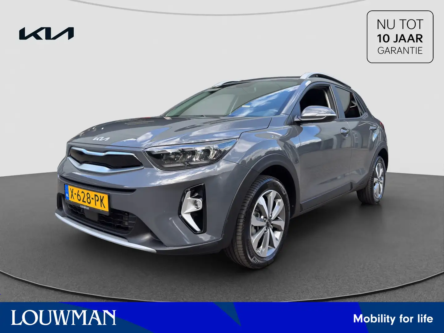 Kia Stonic 1.0 T-GDi MHEV DynamicPlusLine Grijs - 1