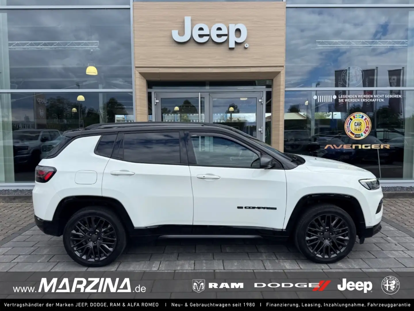Jeep Compass 80th Anniversary Plug-In Hybrid 4WD 1.3 EU6d Navi Weiß - 1