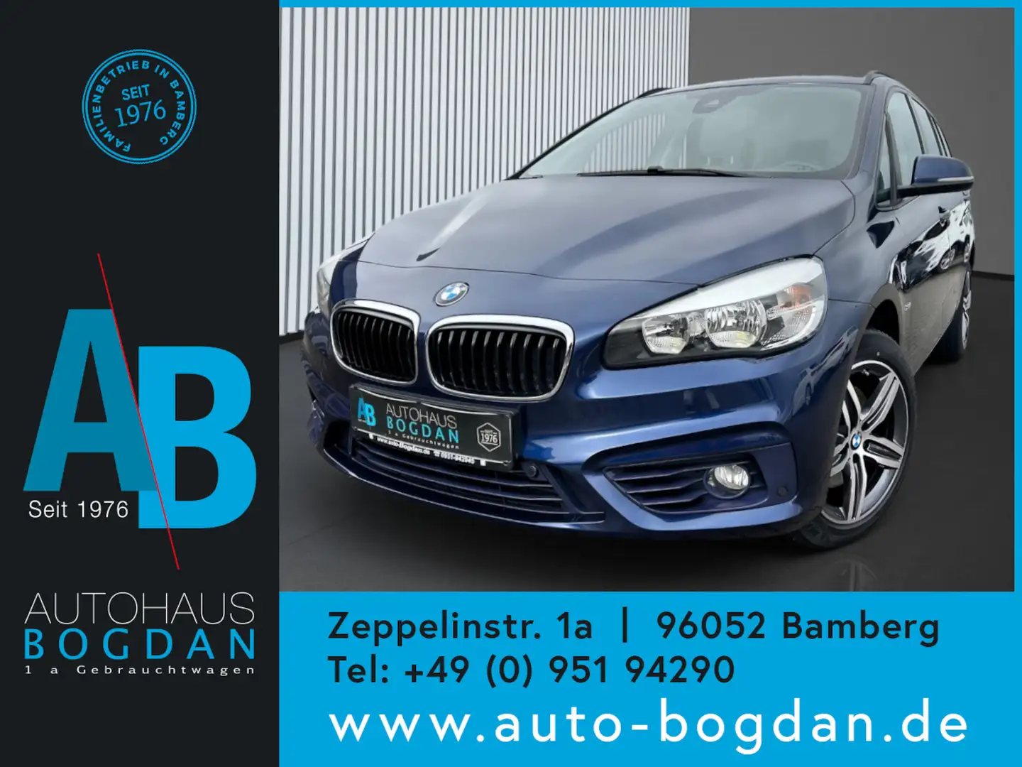 BMW 218 Sport Line 7-Sitzer*SHZ*Tempomat Blau - 1