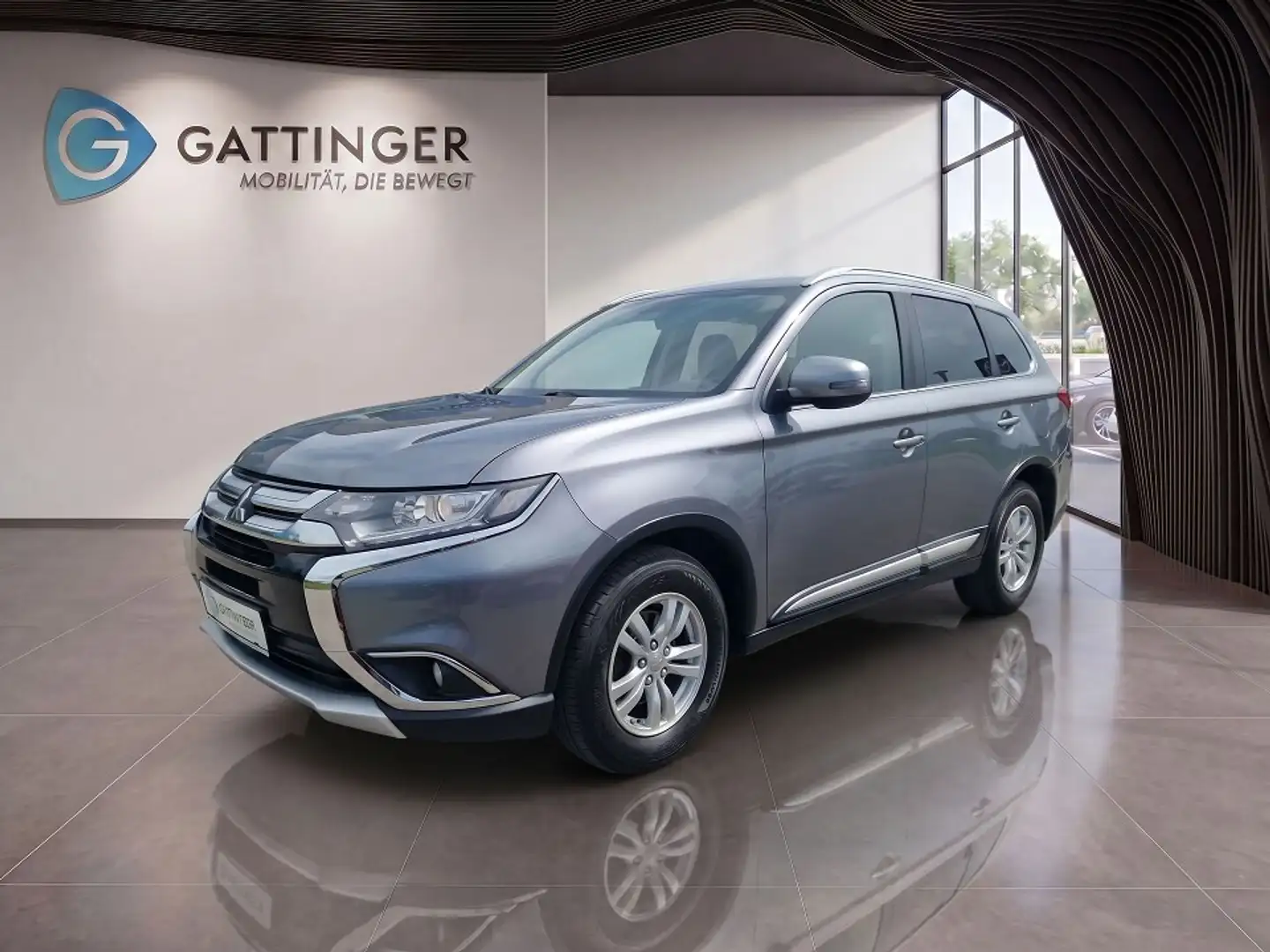 Mitsubishi Outlander 2,2 DI-D AS&G Intense Grau - 2