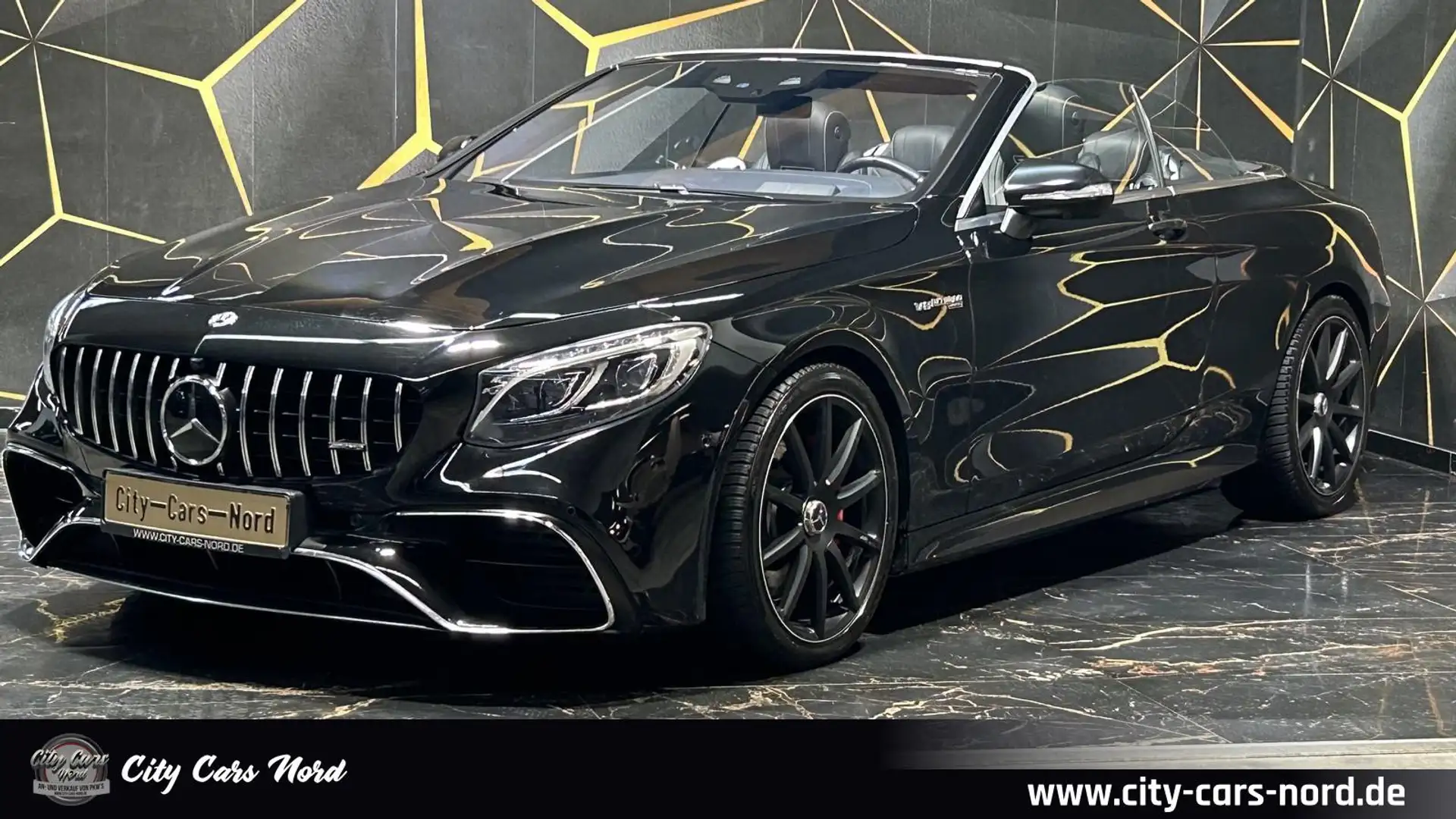 Mercedes-Benz S 63 AMG 4M CABRIO-FACE-EXKLUSIV-DESIGNO-TV Fekete - 1