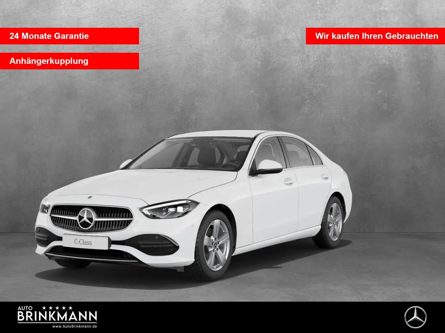 Mercedes-Benz C 180 C 180 AHK/LED/KAMERA/AVANTGARDE/SPURH. Weiß - 1