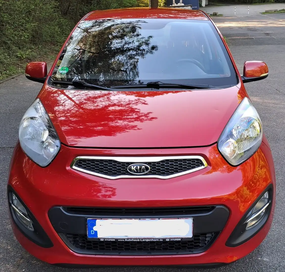 Kia Picanto *Top*Automatik*5-türig*Klima*nur 67000 km* Rood - 2