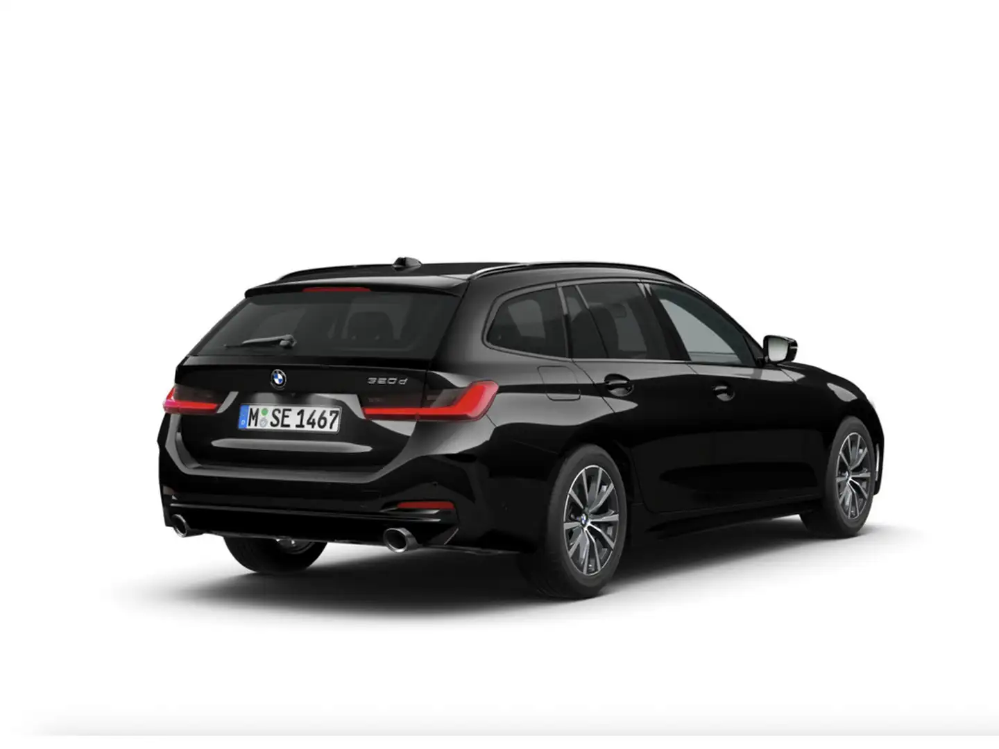 BMW 320 d Touring HUD 360° LED NAVI KAMERA SHZ PDC Schwarz - 2