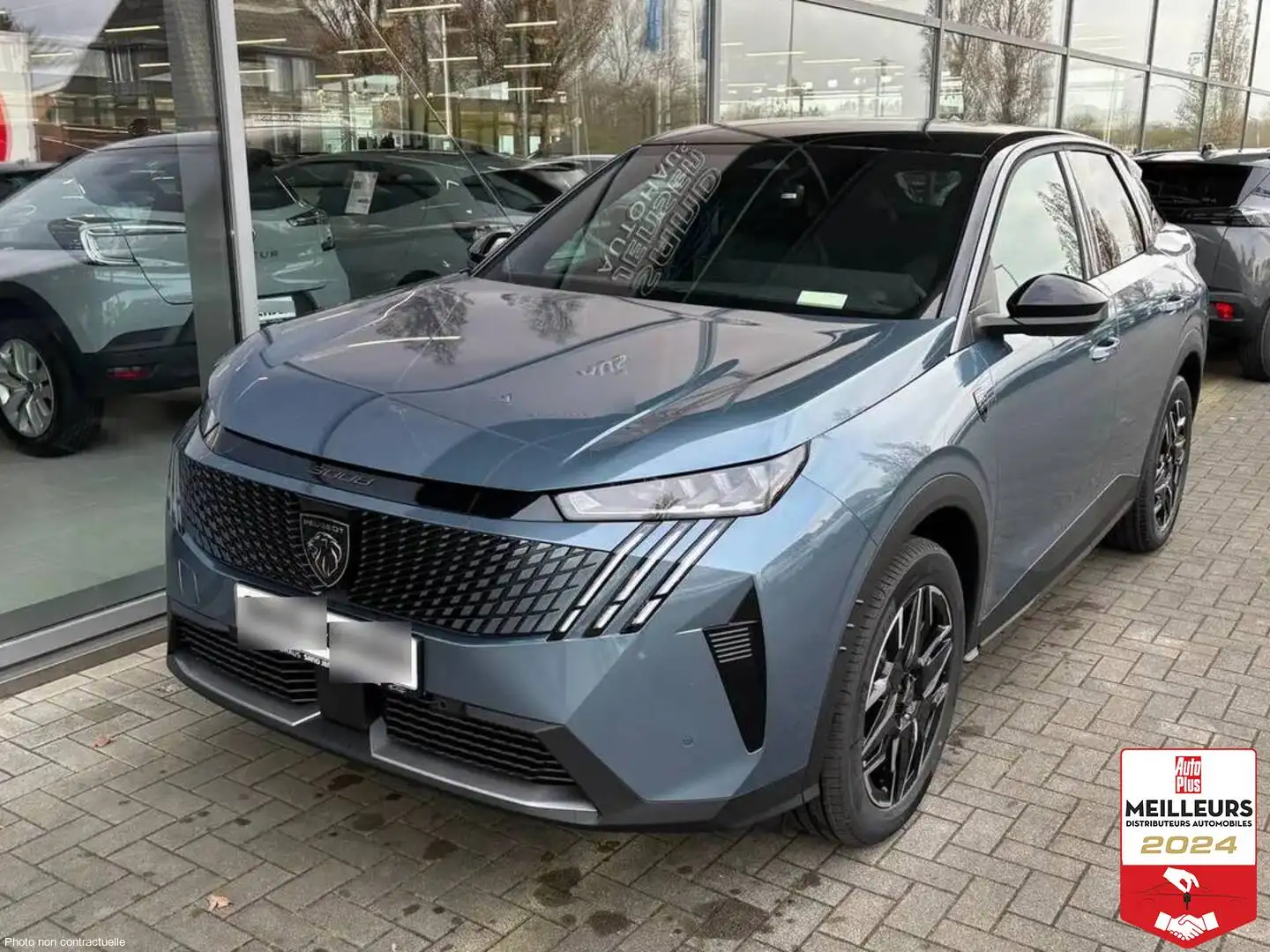 Peugeot 3008 Hybrid 145 e-DCS6 GT Bleu - 1