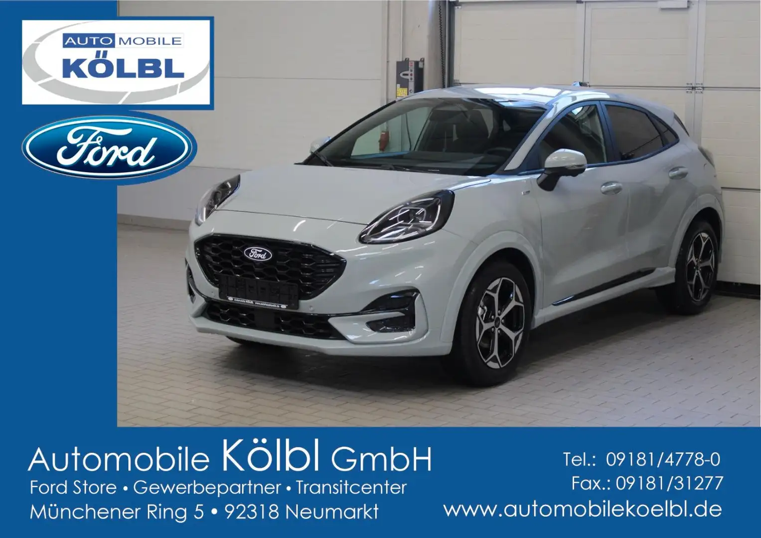 Ford Puma 1.0 MHEV ST-Line, 360°KAMERA/LED/iACC Grau - 1