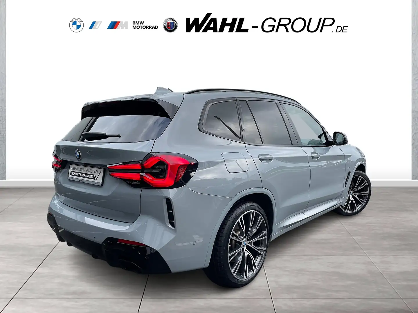 BMW X3 M 40d HEAD-UP H&K HIFI DAB LASER STANDHZG ALU 21" Gris - 2