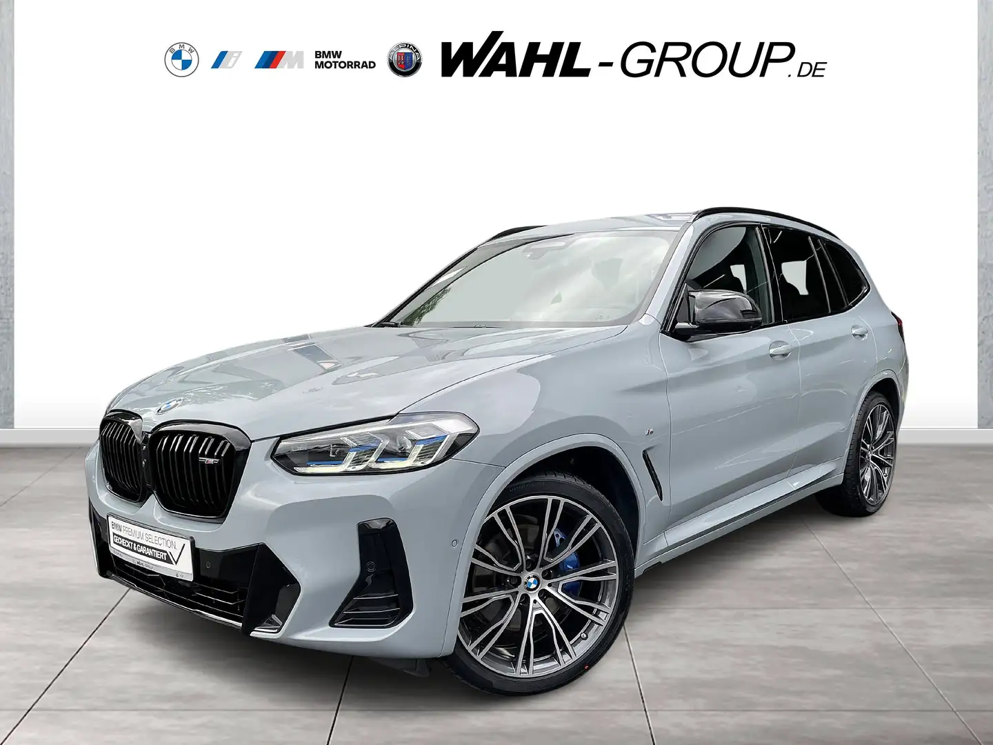 BMW X3 M 40d HEAD-UP H&K HIFI DAB LASER STANDHZG ALU 21" Gris - 1