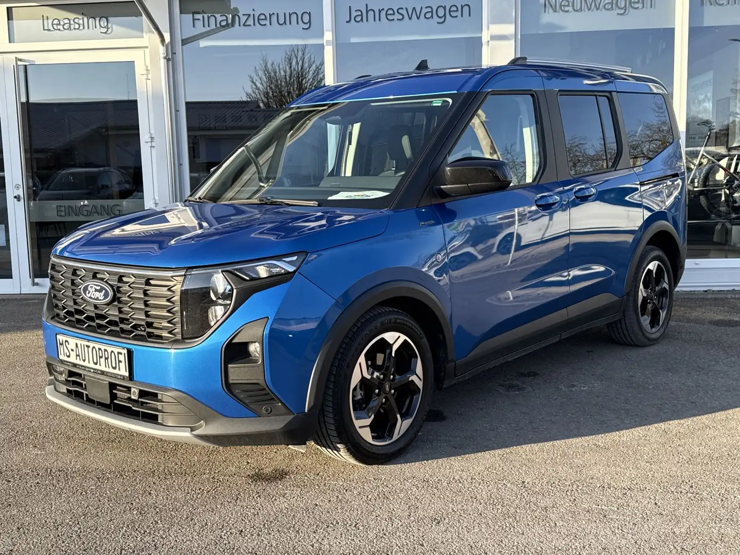 Ford Tourneo Courier Active 1.0 Powershift Navi ACC Bleu - 1