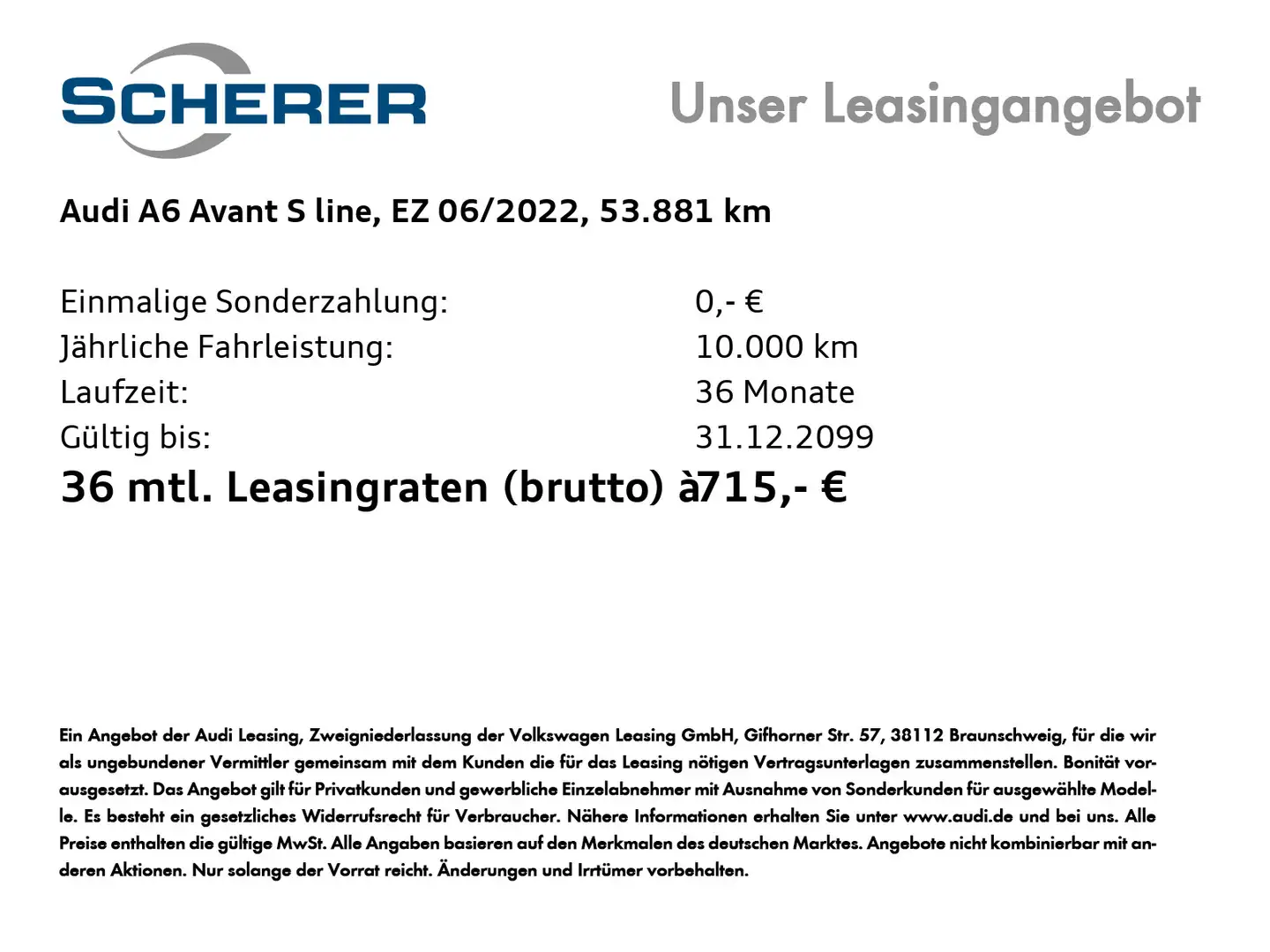 Audi A6 45 TDI quattro S line S tronic MATRIX B Grau - 2