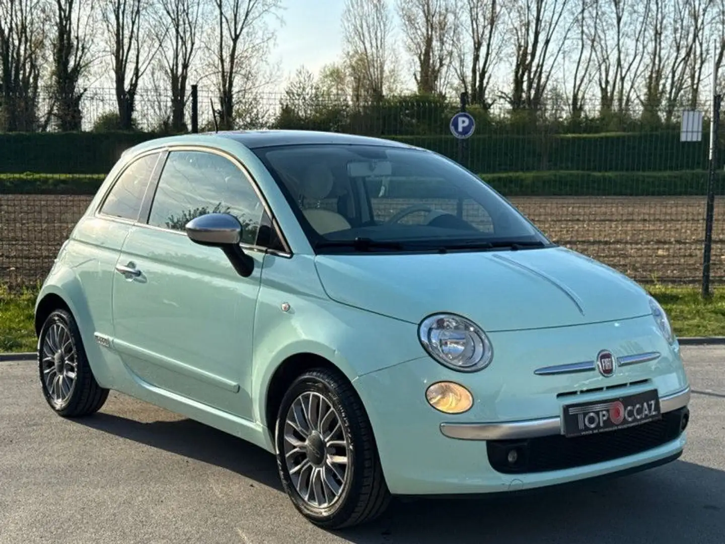 Fiat 500 1.2 8V 69CH POPSTAR * 96.000KM * 2015 * TOIT PANORAMIQUE Vert - 2