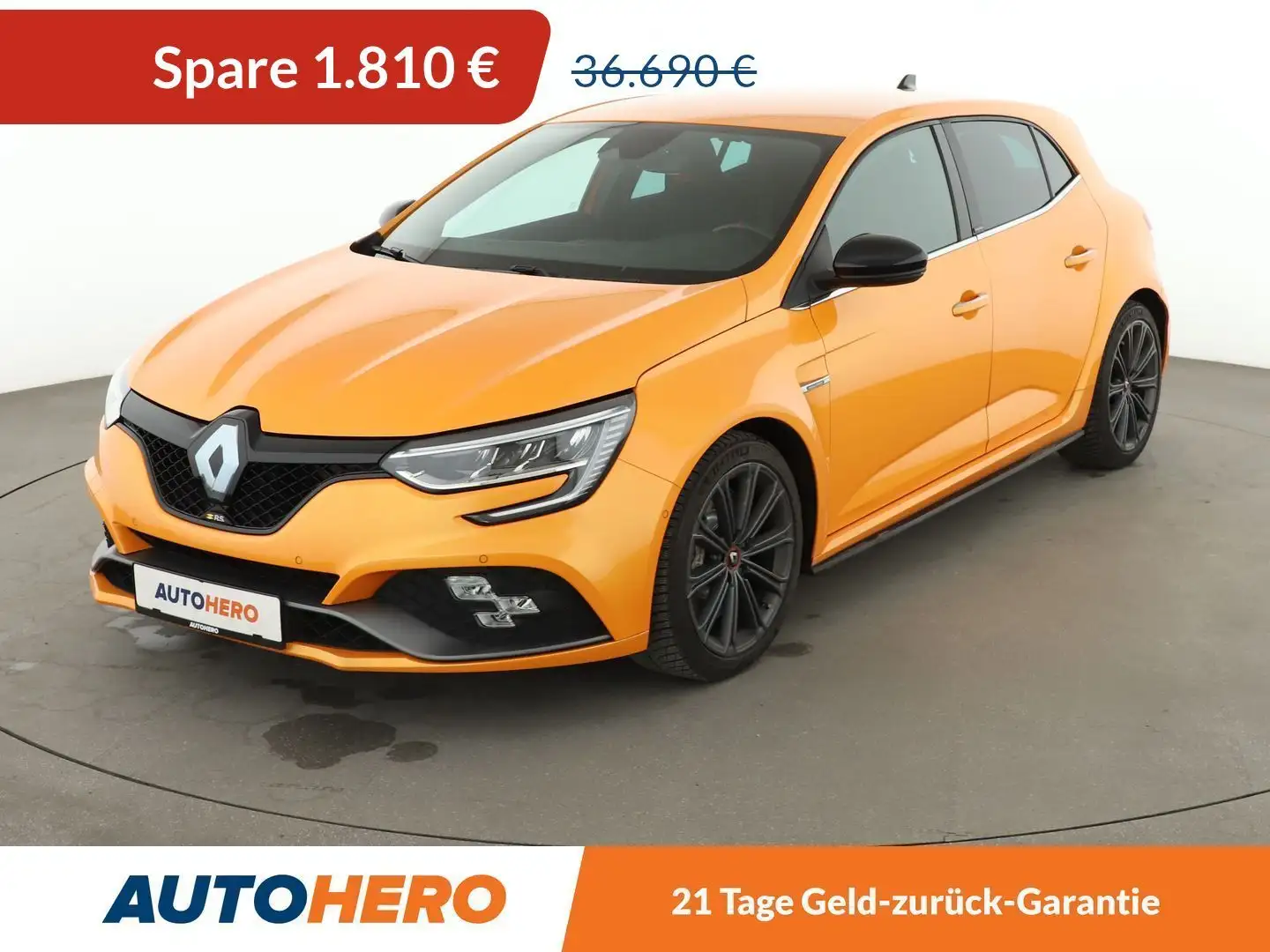 Renault Megane 1.8 TCe R.S. Aut.*NAVI*LED*ACC*SHZ*PDC*ALU* Orange - 1
