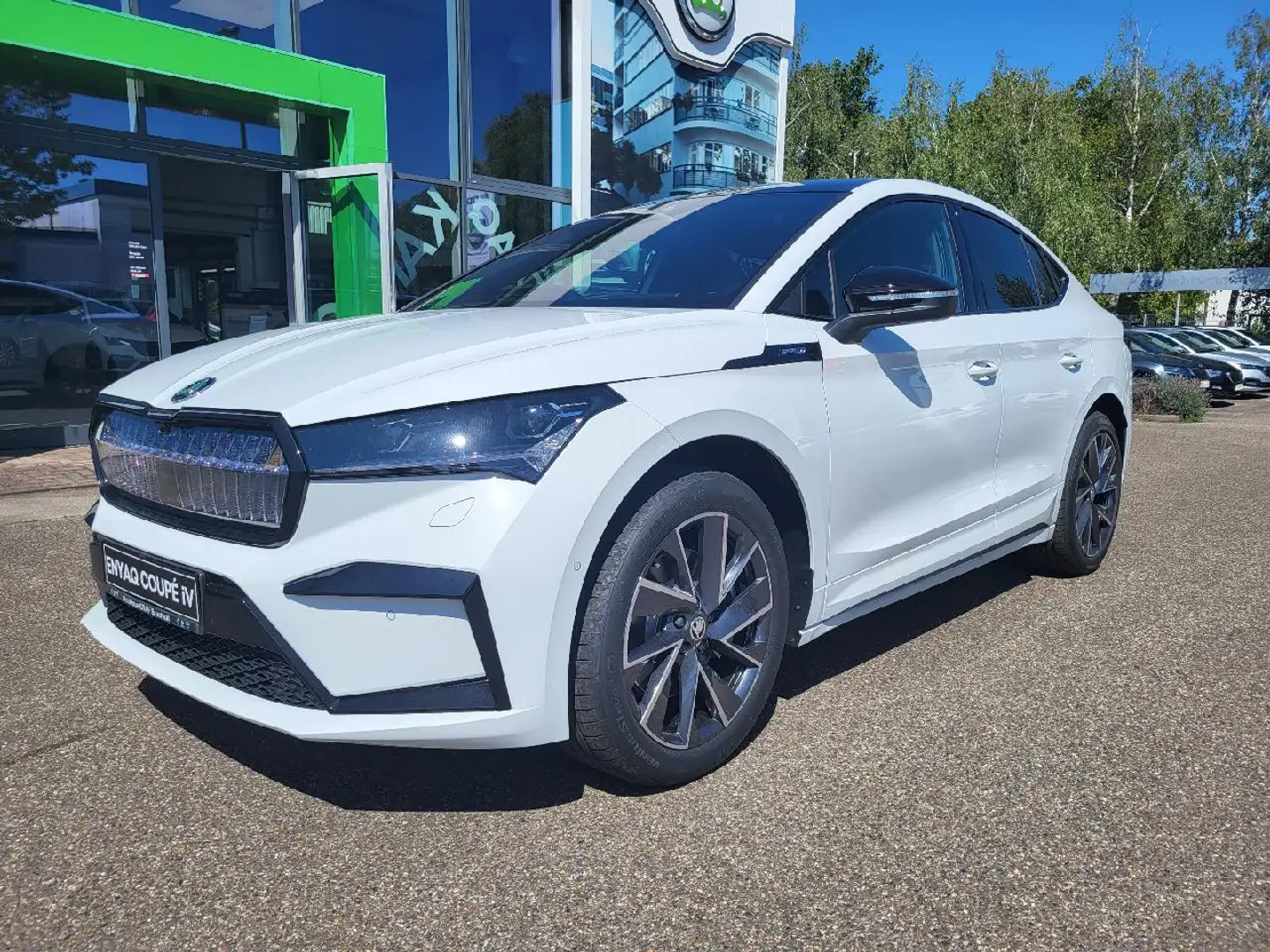 Skoda Enyaq Enyaq Coupé 85 Sportline *NAVI/PANO/MATRIX Weiß - 1