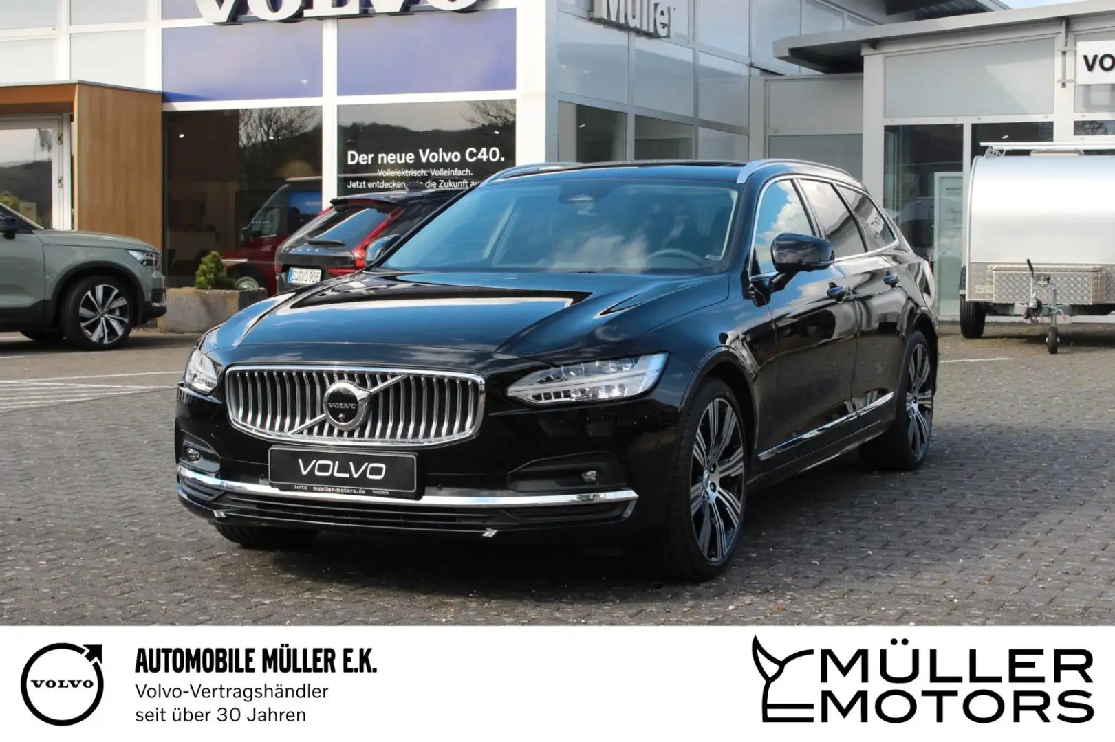 Volvo V90 B4 Ultimate +Pano+BLIS+Bowers&Wilkins+ Fekete - 1