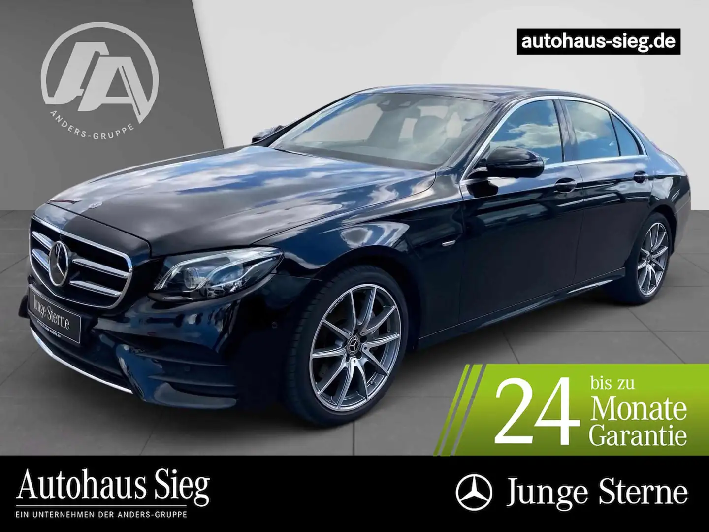 Mercedes-Benz E 300 d AMG+COM+Wide+Distr+Memo+360+M-BEAM+Apple Schwarz - 1