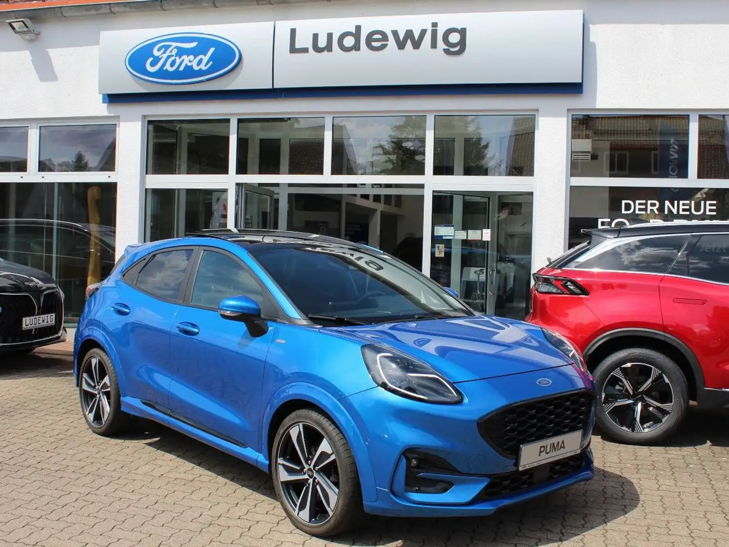 Ford Puma Hybrid ST-Line X LED PANO NAVI AHK Blau - 1