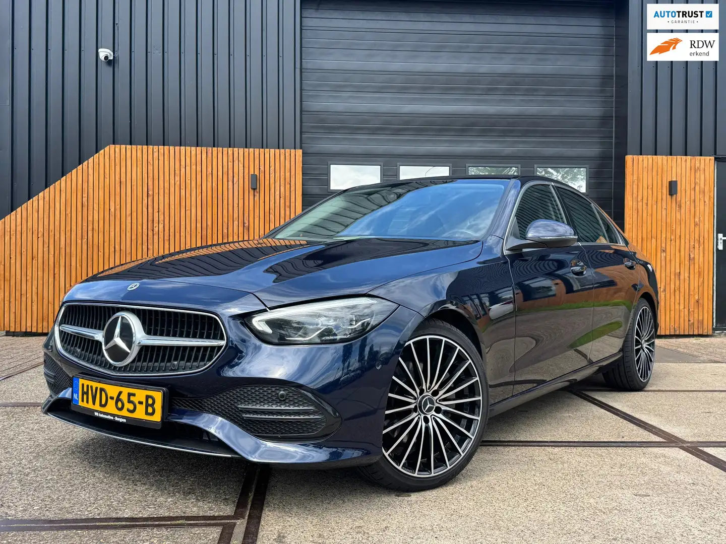 Mercedes-Benz C 200 AMG line Cruise Clima Navi Sfeervelichting Camera Azul - 1