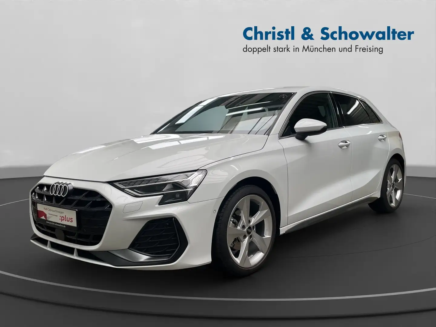 Audi A3 Sportb. 30TFSI S tron. 2xS-Line ACC AHK HDUP Weiß - 2