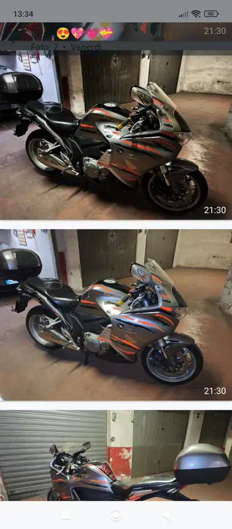 Honda VFR 1200 completo coln borse Szürke - 2