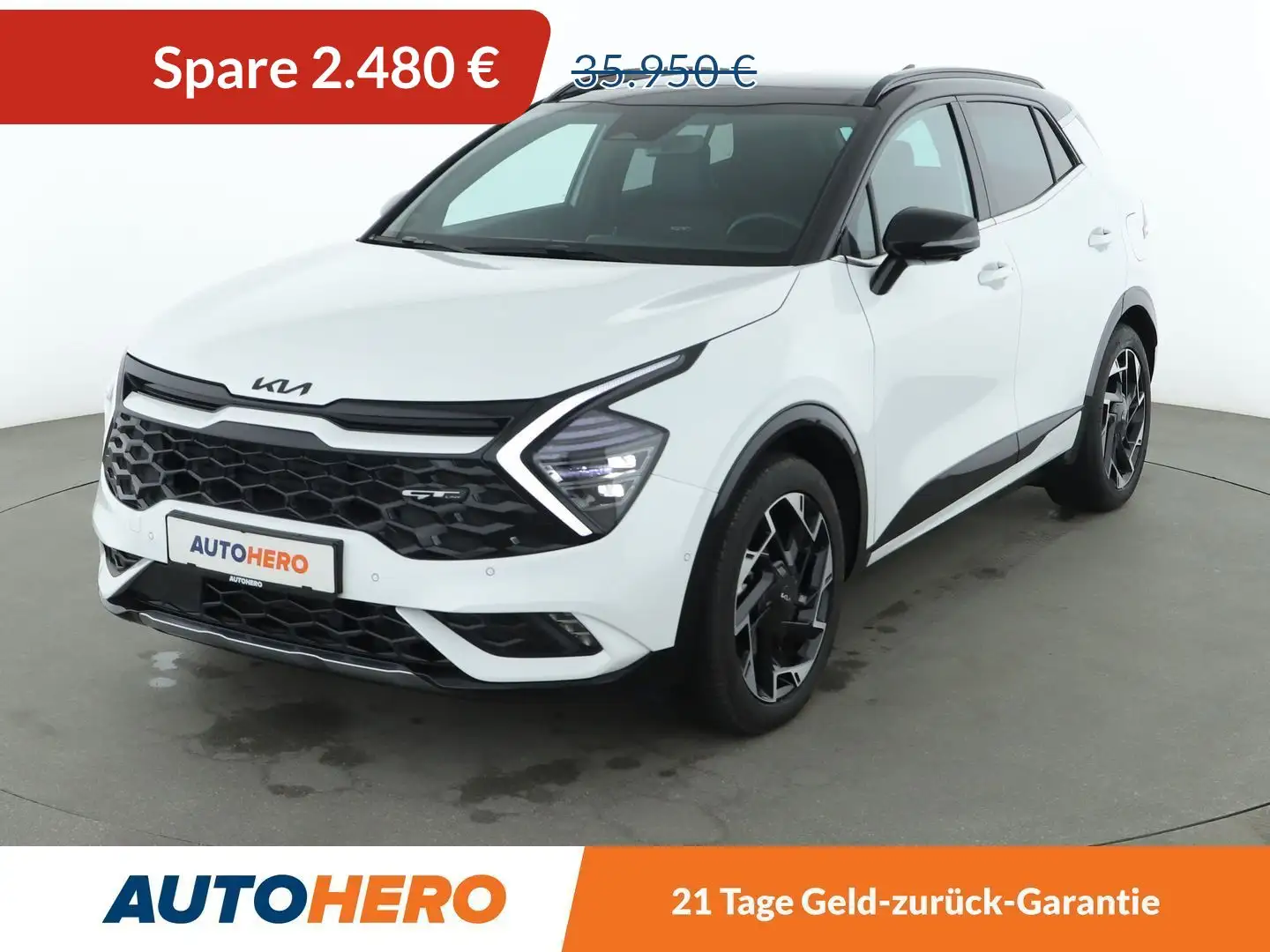 Kia Sportage 1.6 Plug-in Hybrid GT-Line 4WD Aut.*NAVI*BiLED*CAM Weiß - 1
