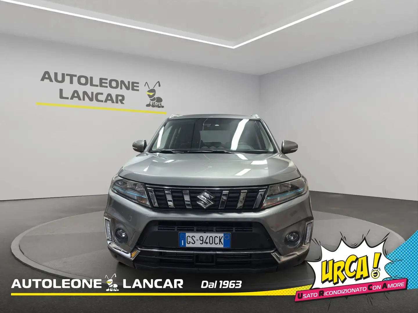 Suzuki Vitara 1.4h HYBRID Top 2wd 129cv 1 PROPRIETARIO Grigio - 2