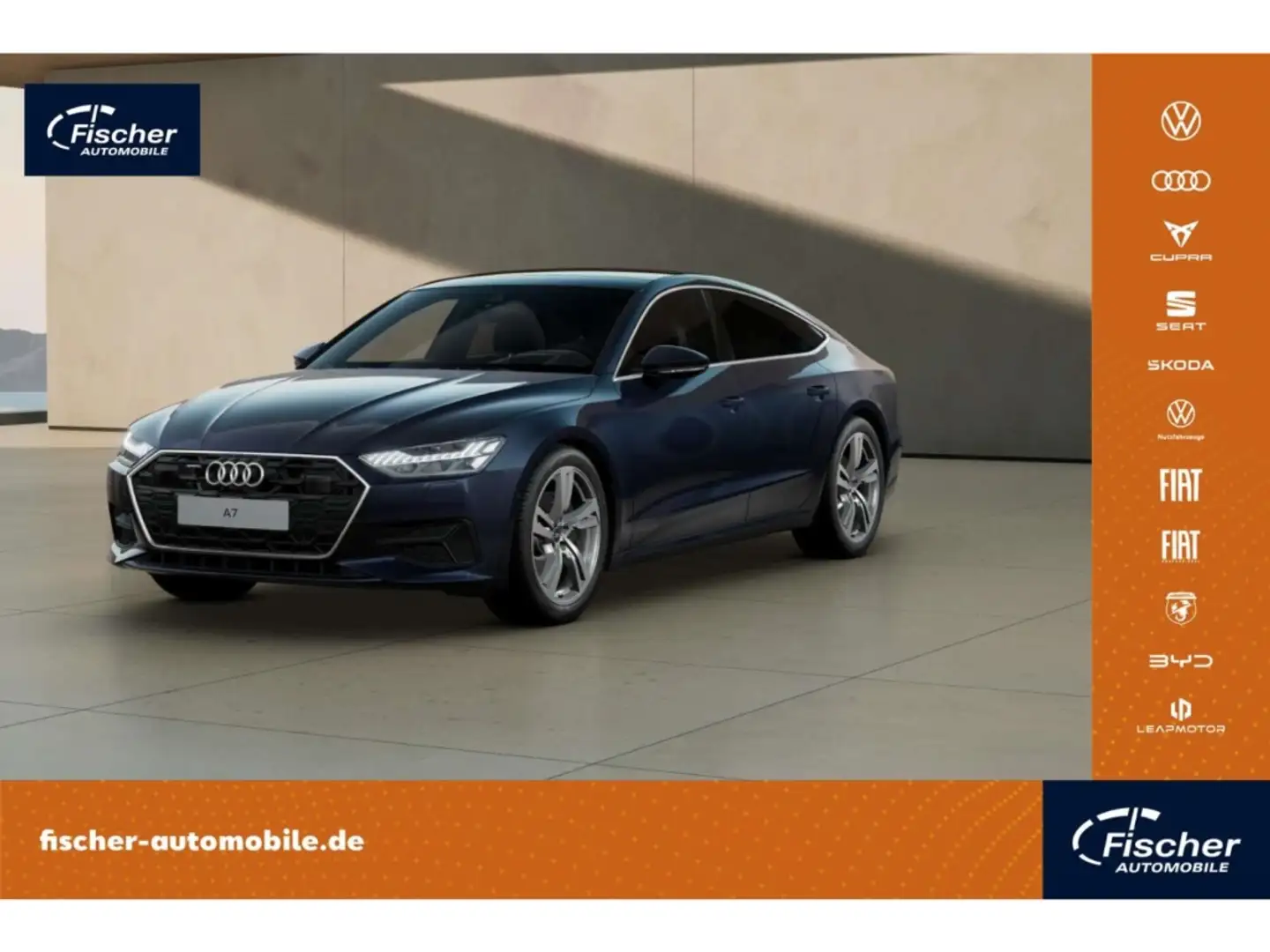 Audi A7 Sportback 45 TDI quattro AHK/P-Dach/20''/HUD Blau - 1