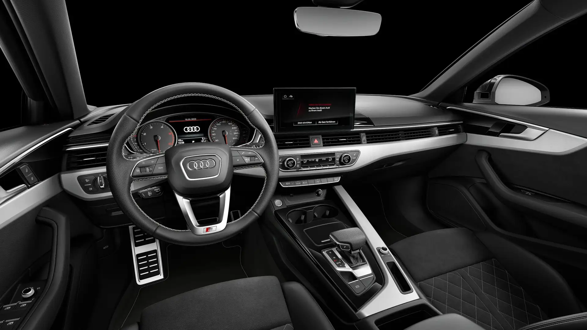 Audi A4 Avant 35TDI SLINE S-SITZE MATRIX STHZG HUD MASSAGE Чорний - 2